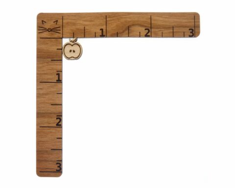 Apples Wood Stud Earring Blanks