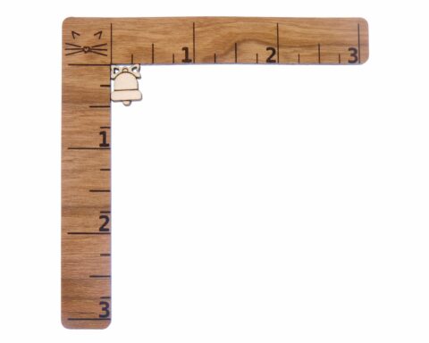 Bells with Bows 1 Wood Stud Earring Blanks