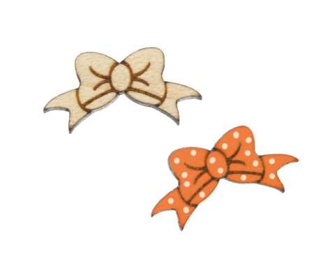 Bows Wood Stud Earring Blanks