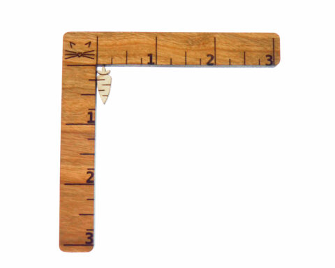 Carrot Wood Stud Earring Blanks