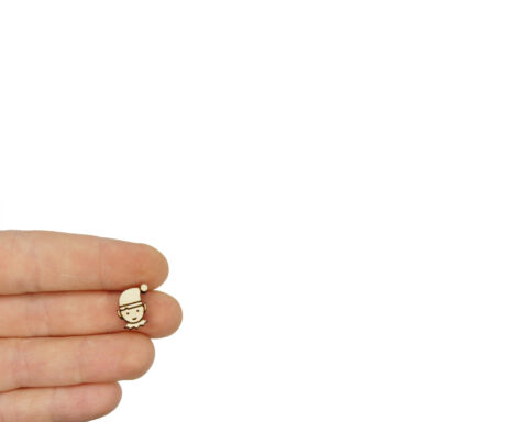 Elf Wood Stud Earring Blanks