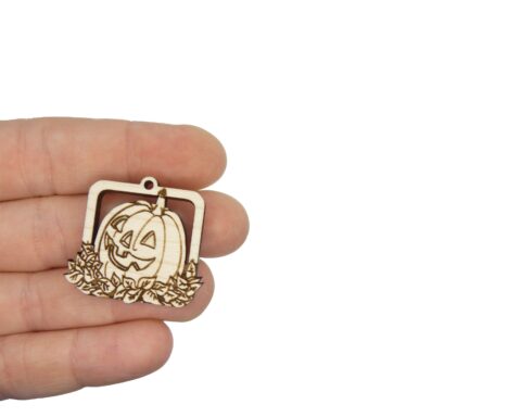 Jack O Lanterns Wood Jewelry Blanks