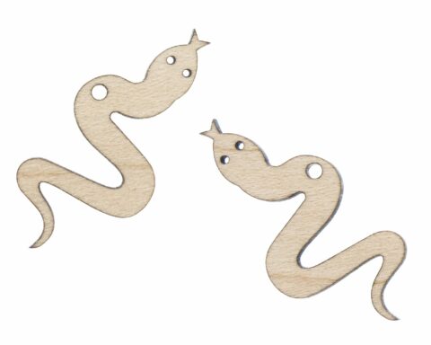 Snakes Wood Jewelry Blanks