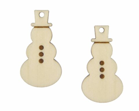 Snowman 03 Wood Jewelry Blanks