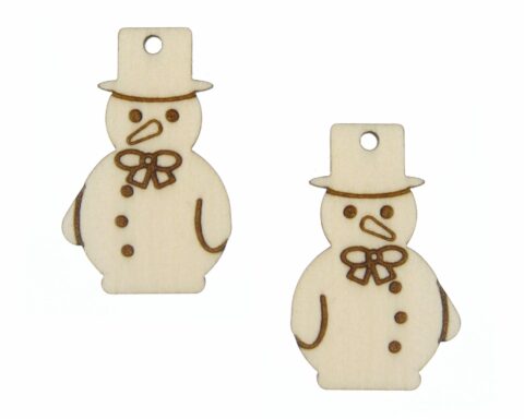 Snowman 04 Wood Jewelry Blanks