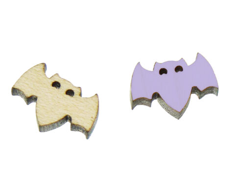 Bats 01 Wood Stud Earring Blanks