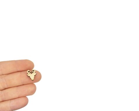 Deer Wood Stud Earring Blanks