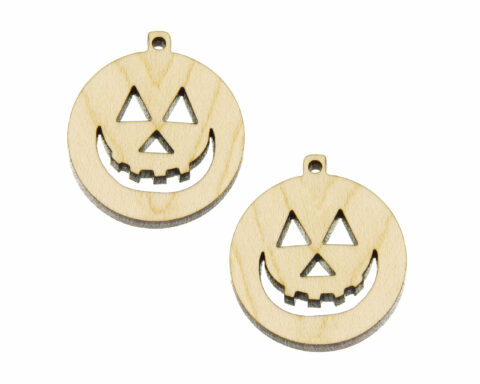Jack O’ Lantern A01 Wood Jewelry Blanks