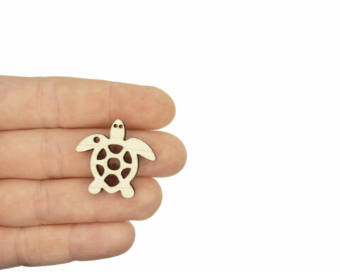 Sea Turtles Wood Jewelry Blanks