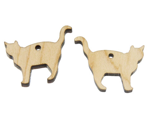 Cats Wood Jewelry Blanks