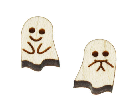 Ghost Mix Set A02 Wood Stud Earring Blanks