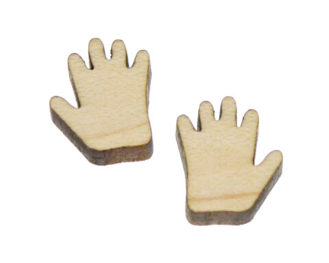 Hand Wood Stud Earring Blanks