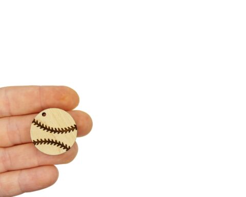 Baseballs 1 Wood Jewelry Blanks
