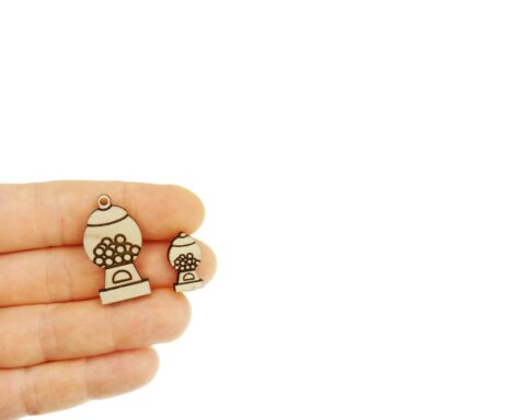 Gumball Machines Wood Jewelry Blanks