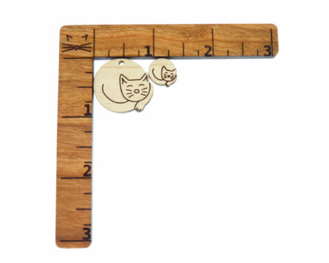 Sleeping Cats Wood Jewelry Blanks