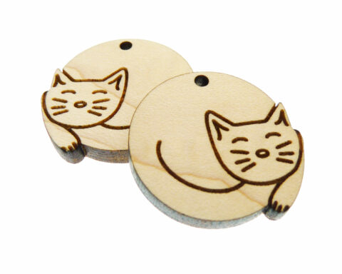 Sleeping Cats Wood Jewelry Blanks