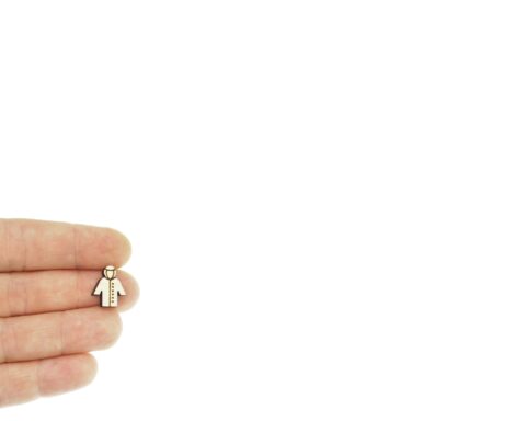 Raincoats Wood Stud Earring Blanks