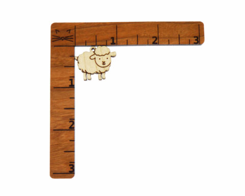 Sheep D1 Wood Jewelry Blanks