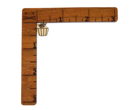 Cupcake (Roses) Wood Stud Earring Blanks