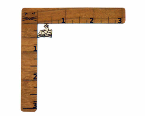 Bookworm Wood Stud Earring Blanks