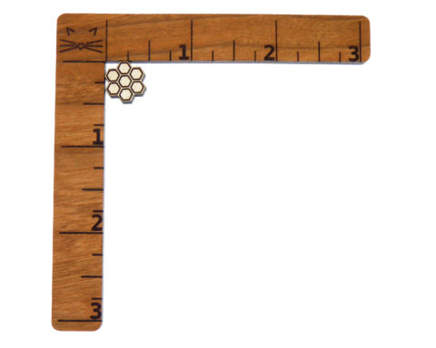 Honeycomb 04 Wood Stud Earring Blanks