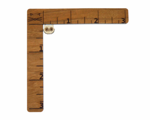 Owl Face Wood Stud Earring Blanks