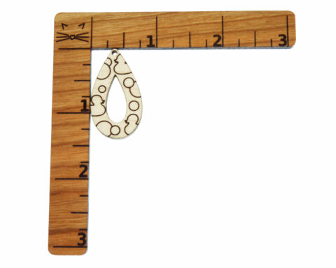 Rubber Ducks with Bubbles Loop Wood Jewelry Blanks