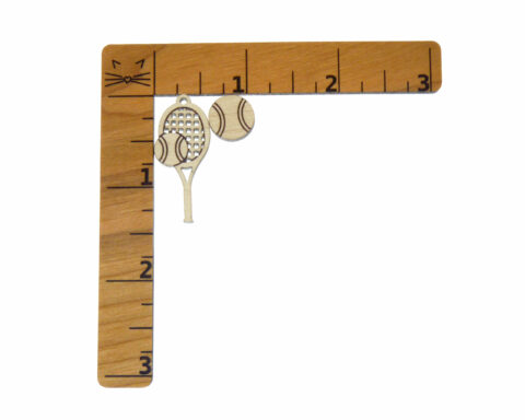 Tennis Ball Wood Stud Earring Blanks