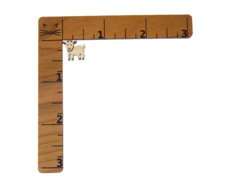 Goat D2 Wood Stud Earring Blanks