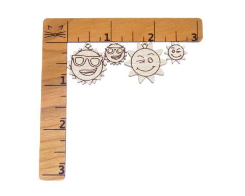 Sun (glasses) Wood Jewelry Blanks