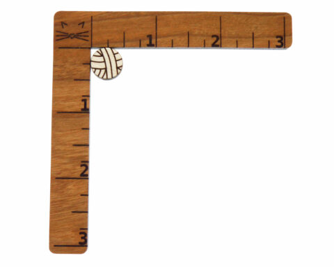 Yarn Ball D2 Wood Stud Earring Blanks