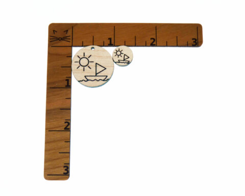 Sailboat Wood Stud Earring Blanks