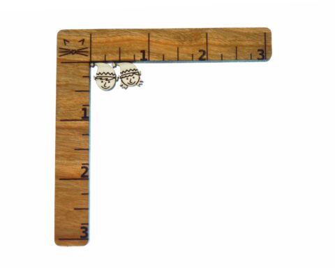 Elf Girl Wood Stud Earring Blanks