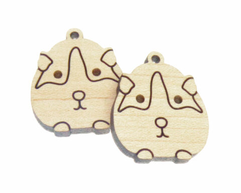 Guinea Pig Wood Jewelry Blanks