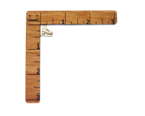 Ice Skates Wood Stud Earring Blanks