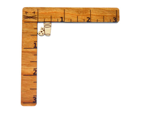 Milk and Cookie Wood Stud Earring Blanks