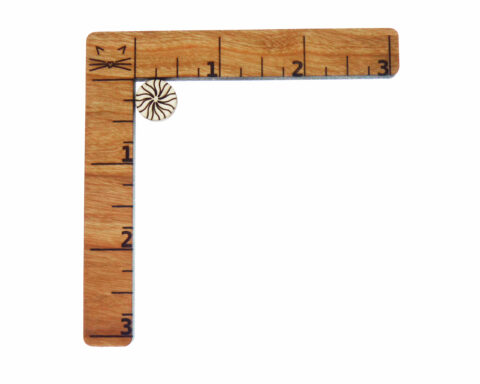 Peppermint Candy Wood Stud Earring Blanks