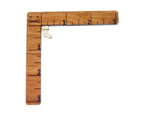 Christmas Stocking Wood Stud Earring Blanks