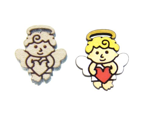 Cupid Wood Stud Earring Blanks