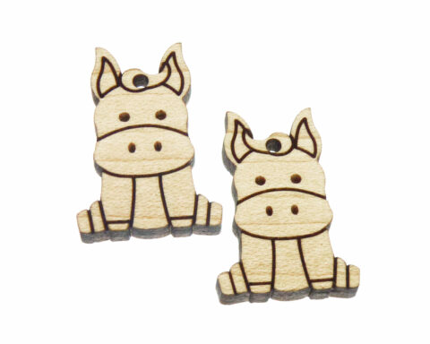 Donkey Wood Jewelry Blanks