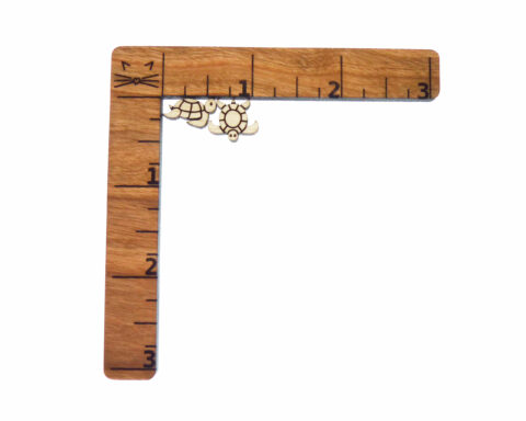 Sea Turtle 1 Wood Stud Earring Blanks