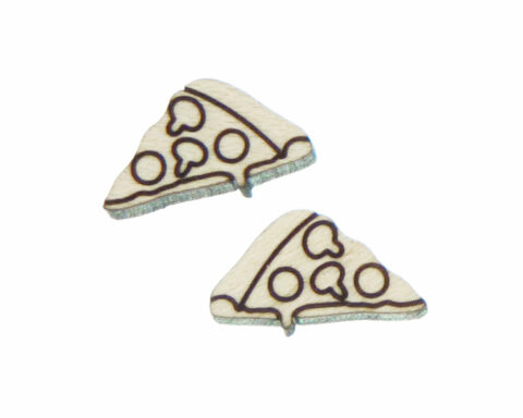 Pizza Slice Stud Earring Blank