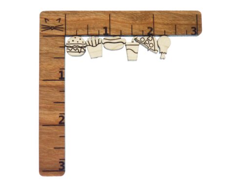 Soda Wood Stud Earring Blanks