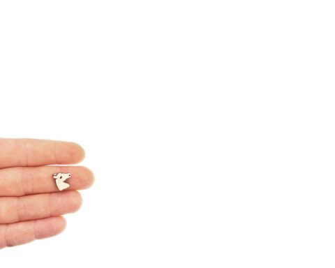 Horse Wood Stud Earring Blanks